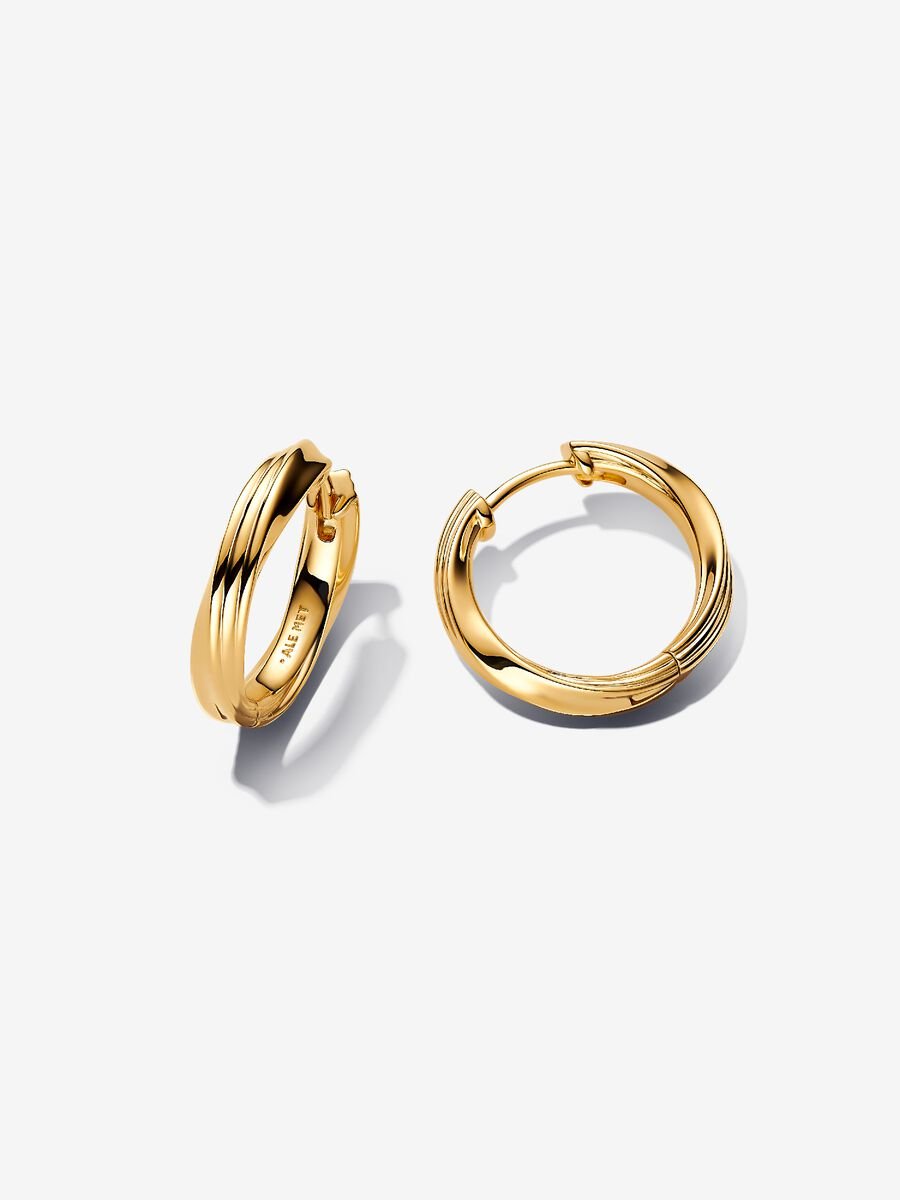 Pandora Twisted Hoop Earrings