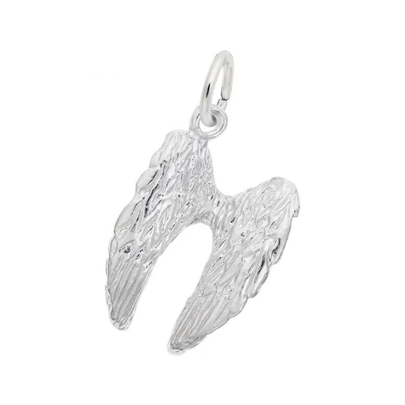 Sterling Silver Angel Wings Charm