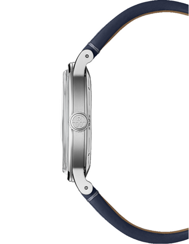Raymond Weil Millesime Men’s Automatic Blue Leather Strap Watch 2925-stc-50001