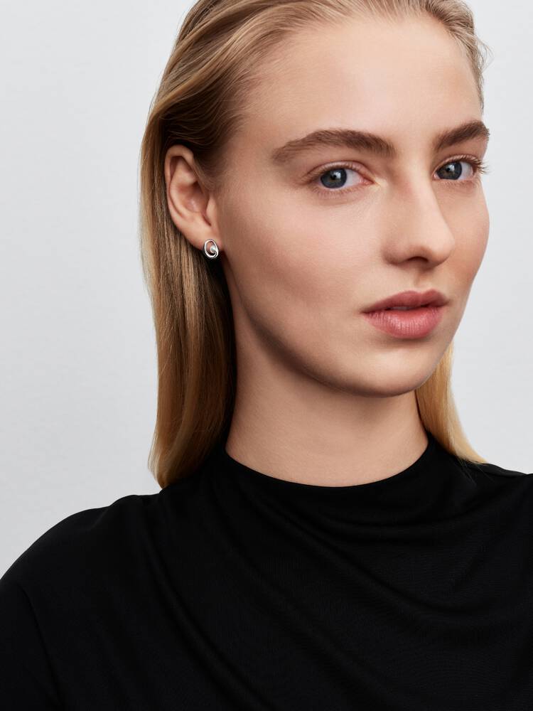 Pandora Organically Shaped Oval &amp; Treated Freshwater Cultured Pearl Stud Earrings