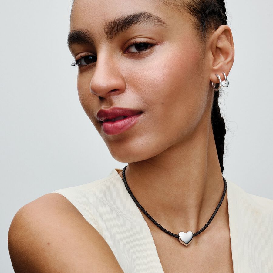 Pandora Moments 18 mm Charm Hoop Earrings