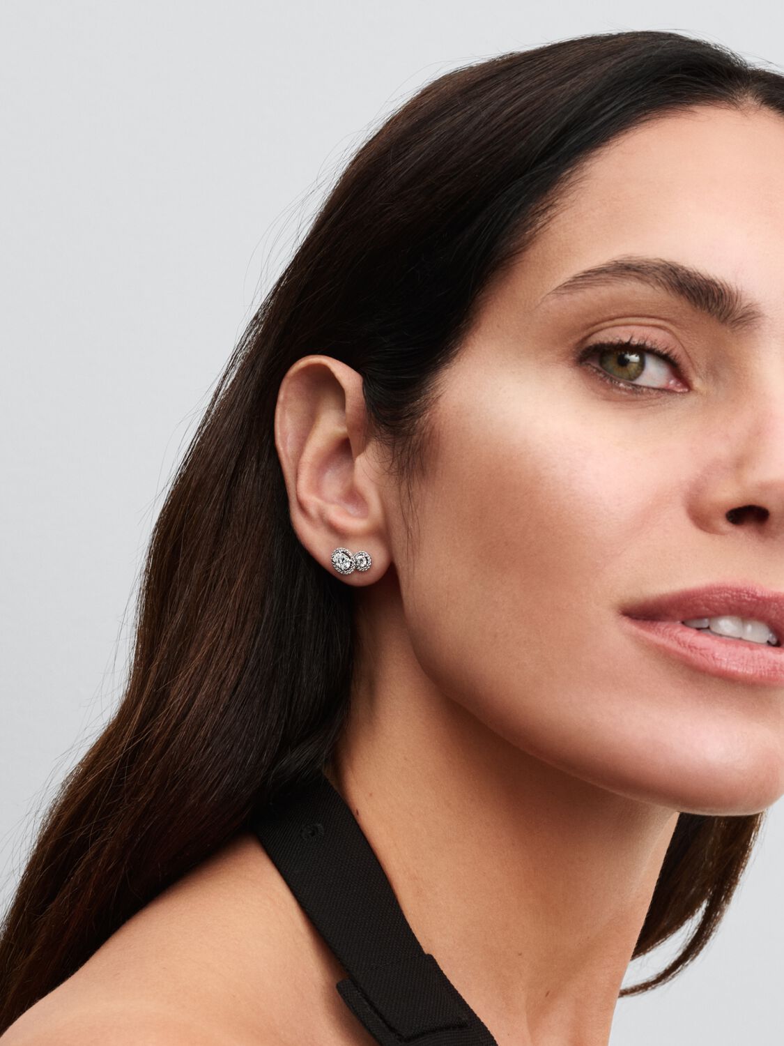 Pandora Embracing Halo Stud Earrings