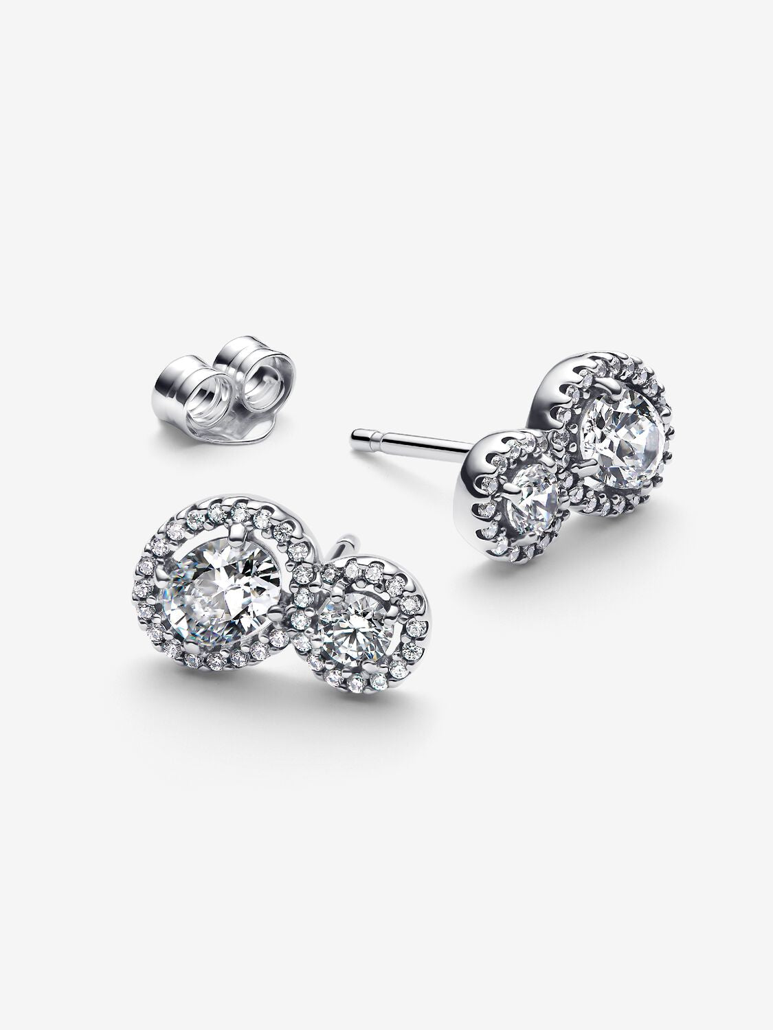 Pandora Embracing Halo Stud Earrings