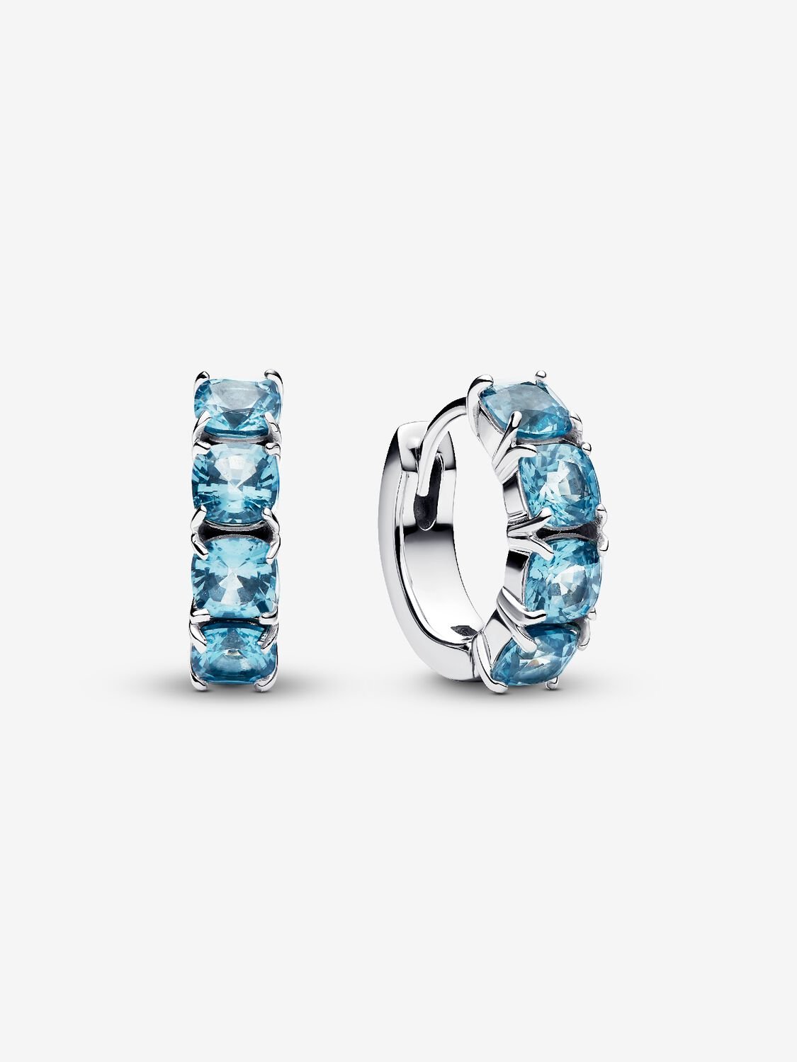 Pandora Light Blue Hoop Earrings