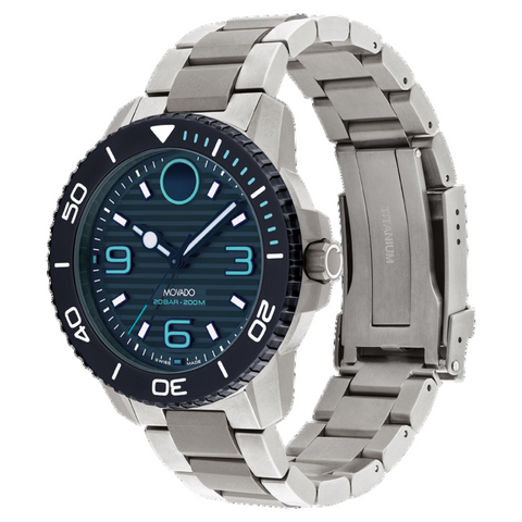 Movado Bold Titanium Quartz Men's Watch 3601122