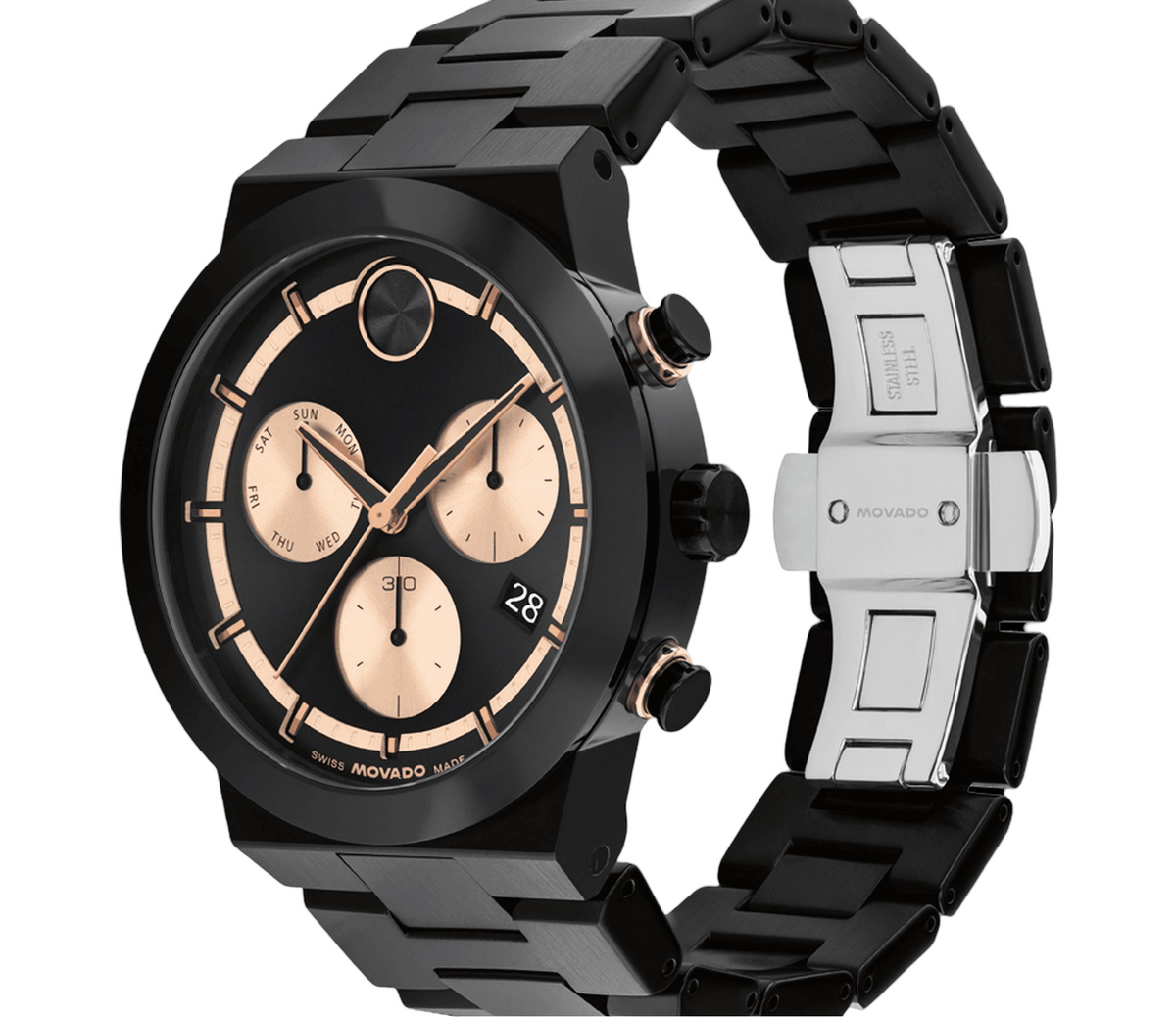 Movado Bold Fusion Chronograph Quartz Men&#39;s Watch 3601282