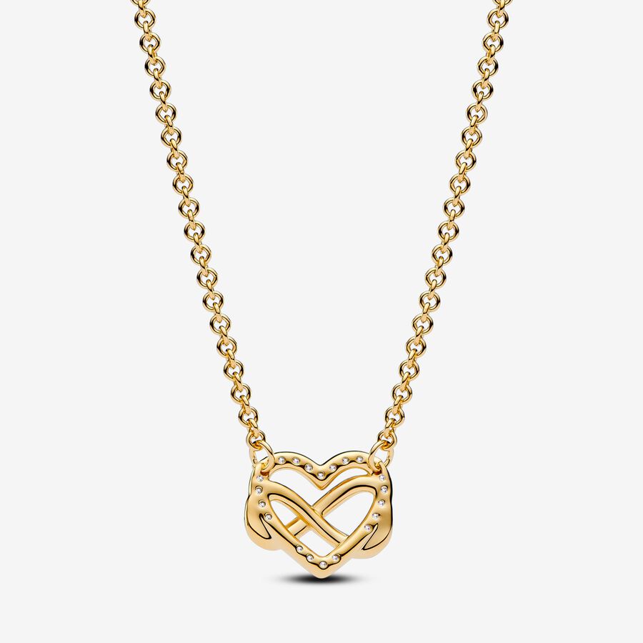 Pandora Sparkling Infinity Heart Collier Necklace