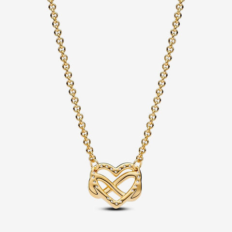 Pandora Sparkling Infinity Heart Collier Necklace