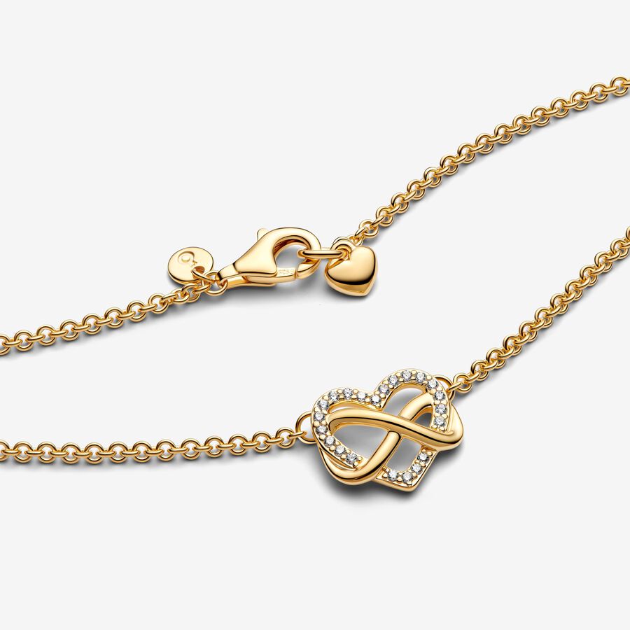 Pandora Sparkling Infinity Heart Collier Necklace
