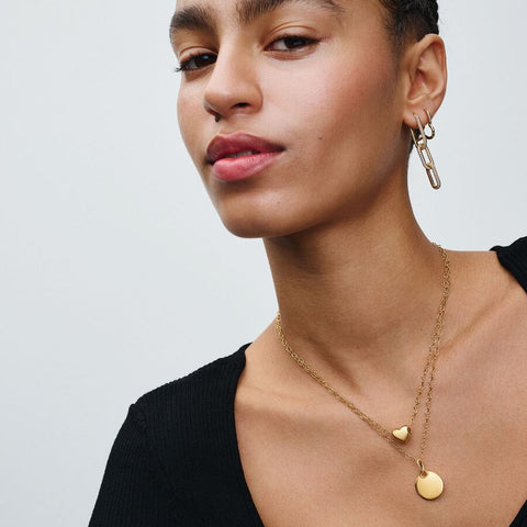 Pandora Linked Hearts Collier Necklace