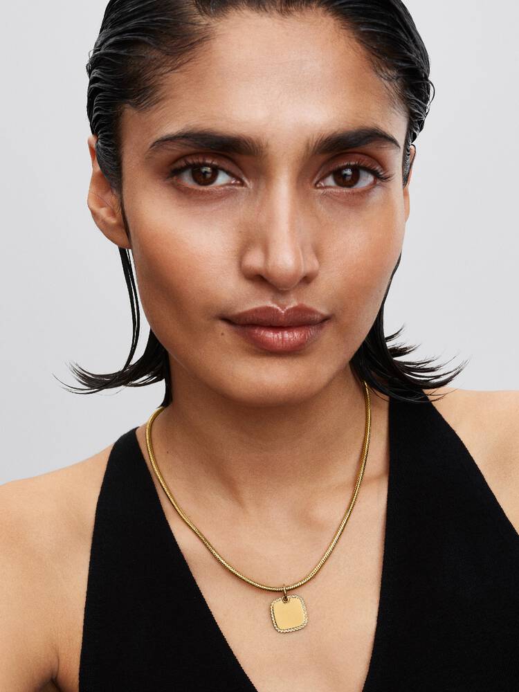 Pandora Engravable Square Tag Pendant