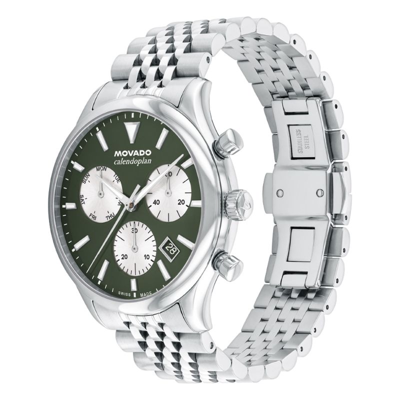Movado Heritage Series Calendoplan Quartz Men&#39;s Watch 3650166
