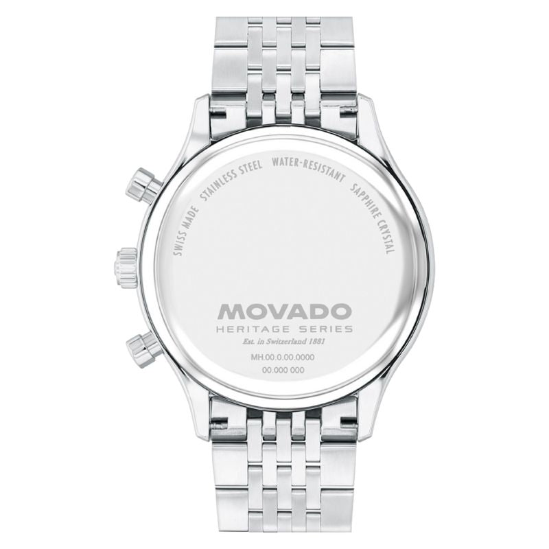 Movado Heritage Series Calendoplan Quartz Mens Watch 3650166