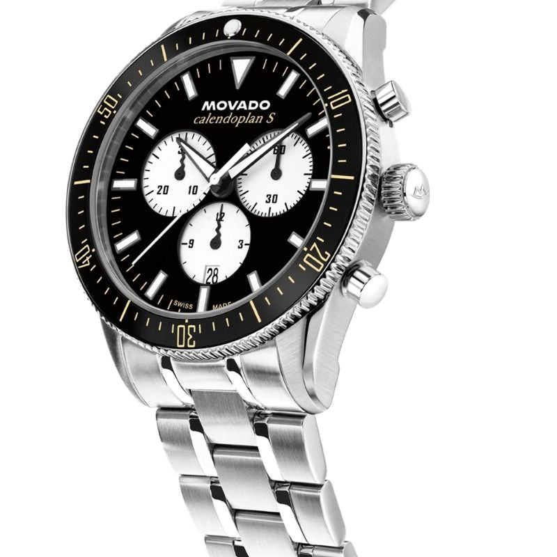Movado Heritage Calendoplan S Quartz Chronograph Men's Watch 3650203