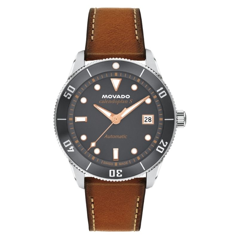 Movado Heritage Series Calendoplan S Automatic Unisex Watch 3650218