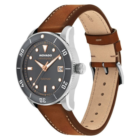 Movado Heritage Series Calendoplan S Automatic Unisex Watch 3650218