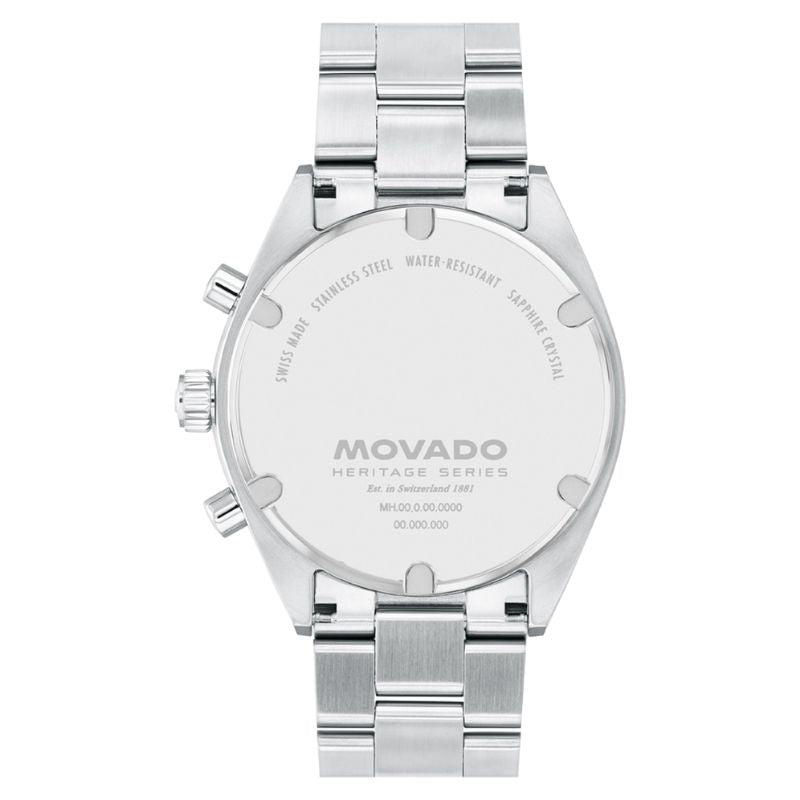 Movado Heritage Series Datron Quartz Mens Watch 3650224
