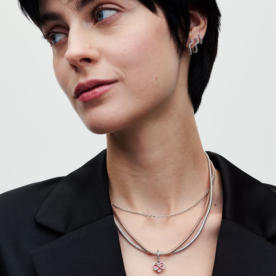 Pandora Infinity Chain Silver Necklace