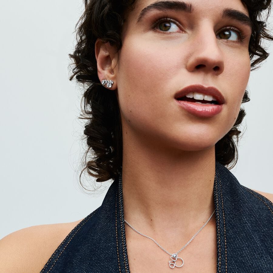 Pandora Disney Minnie Mouse Silhouette Collier Necklace