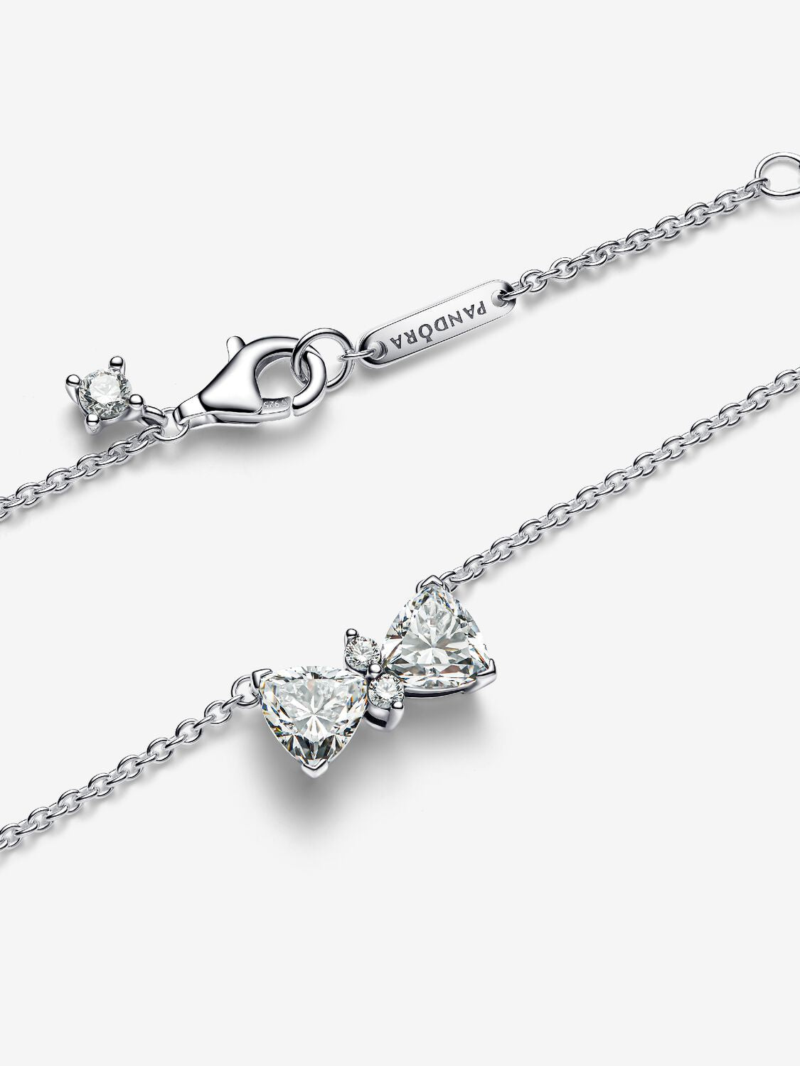 Pandora Sparkling Bow Necklace