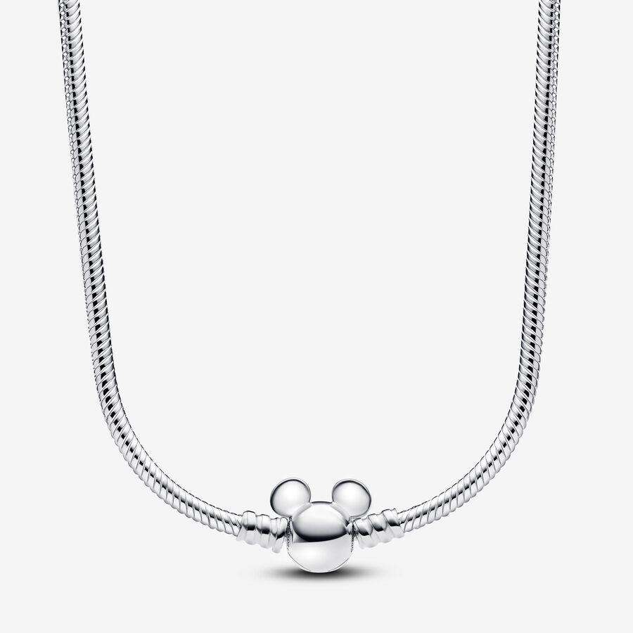 Pandora Disney Mickey Mouse Snake Chain Necklace