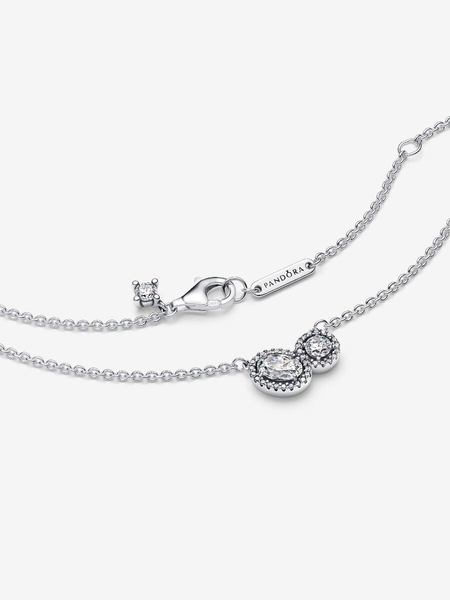 Pandora Embracing Halo Necklace