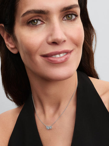 Pandora Embracing Halo Necklace