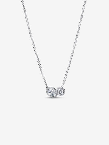 Pandora Embracing Halo Necklace