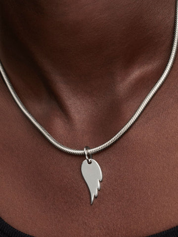 Pandora Engravable Angel Wing Tag Pendant