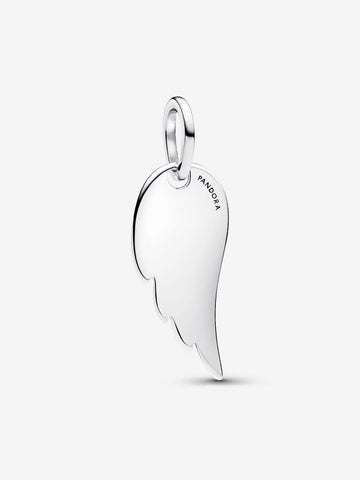 Pandora Engravable Angel Wing Tag Pendant