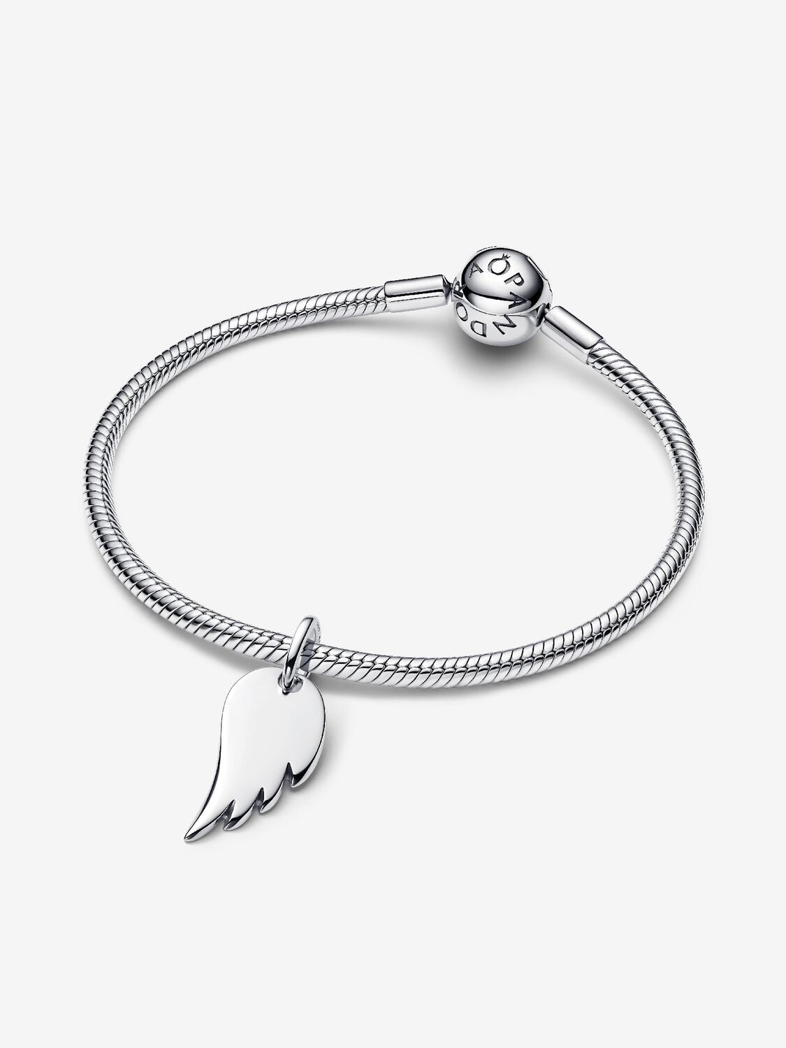 Pandora Engravable Angel Wing Tag Pendant