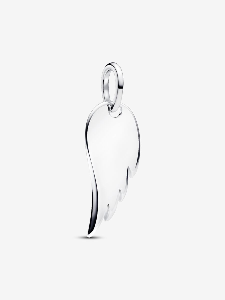 Pandora Engravable Angel Wing Tag Pendant