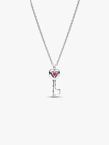 Pandora Elevated Heart Key Collier Necklace