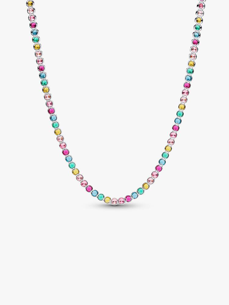 Pandora Rainbow Tennis Necklace