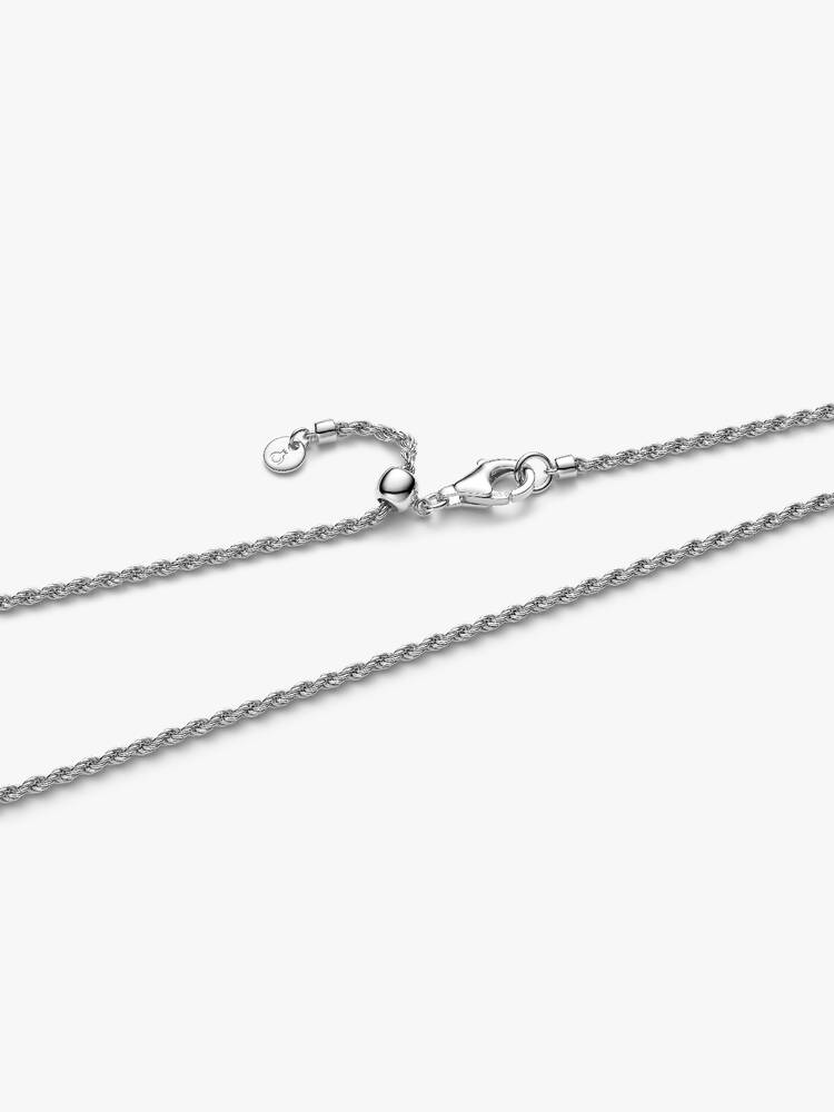 Pandora Sterling Silver Rope Chain Necklace