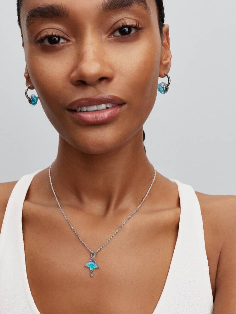 Pandora Sterling Silver Rope Chain Necklace