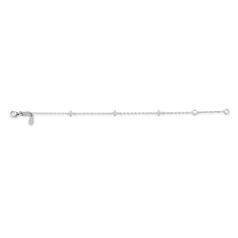 10K White Gold Adjustable 6