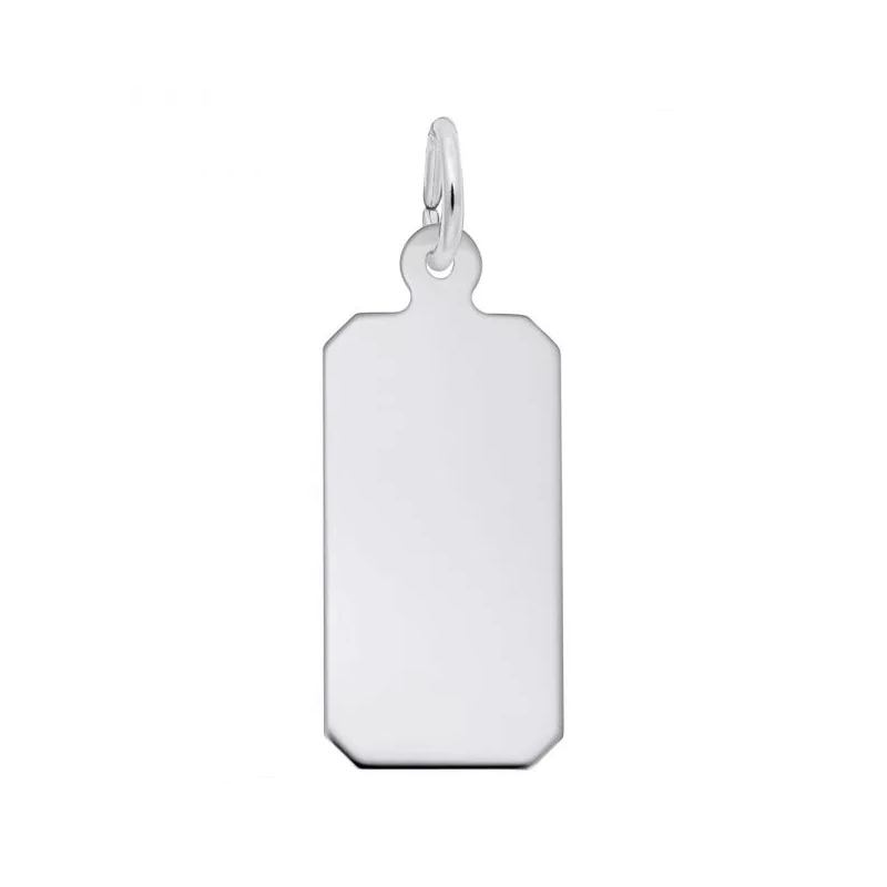 Sterling Silver Dog Tag-35 Series Charm