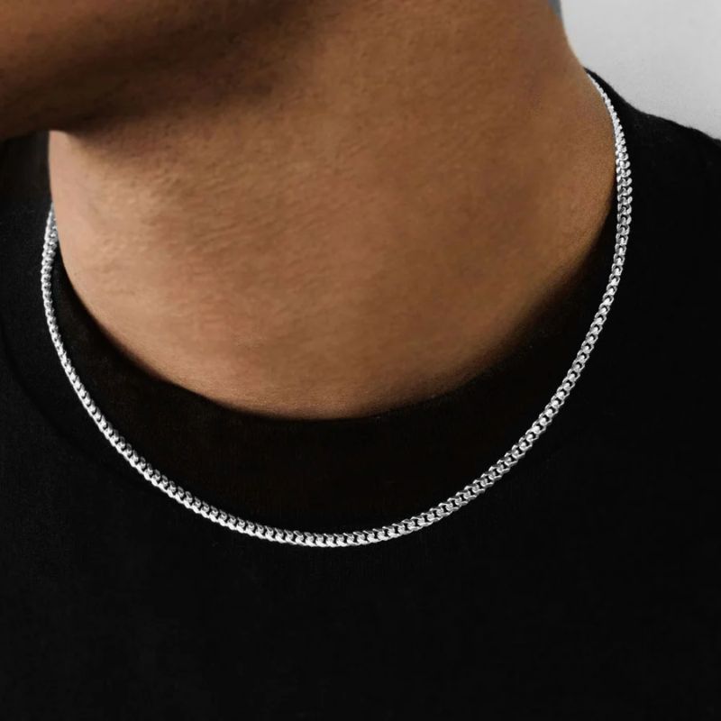 『Hollywood CHAIN BROWN×SILVER』 Hollywood chain necklace | Rick Owens | | Simons