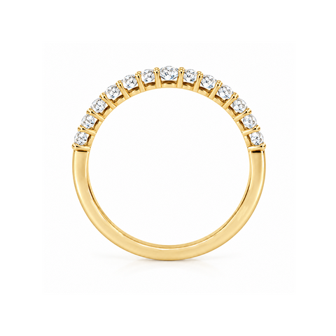 14K Yellow Gold 0.30TDW Lab Grown Diamond Band