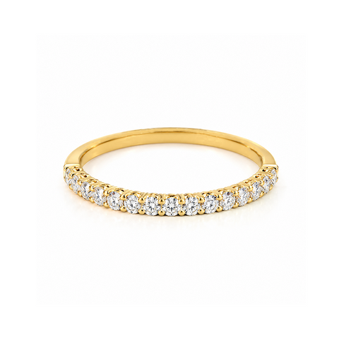 14K Yellow Gold 0.30TDW Lab Grown Diamond Band