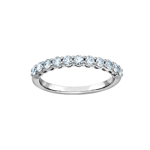 14K White Gold 0.50TDW Lab Grown Diamond Band