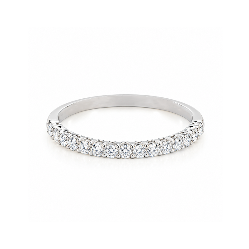 14K White Gold 0.30TDW Lab Grown Diamond Band