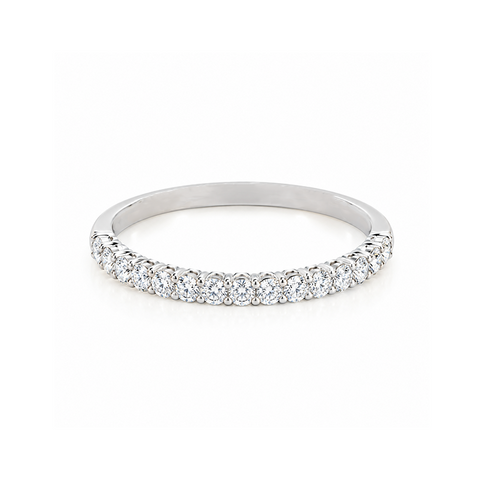 14K White Gold 0.30TDW Lab Grown Diamond Band