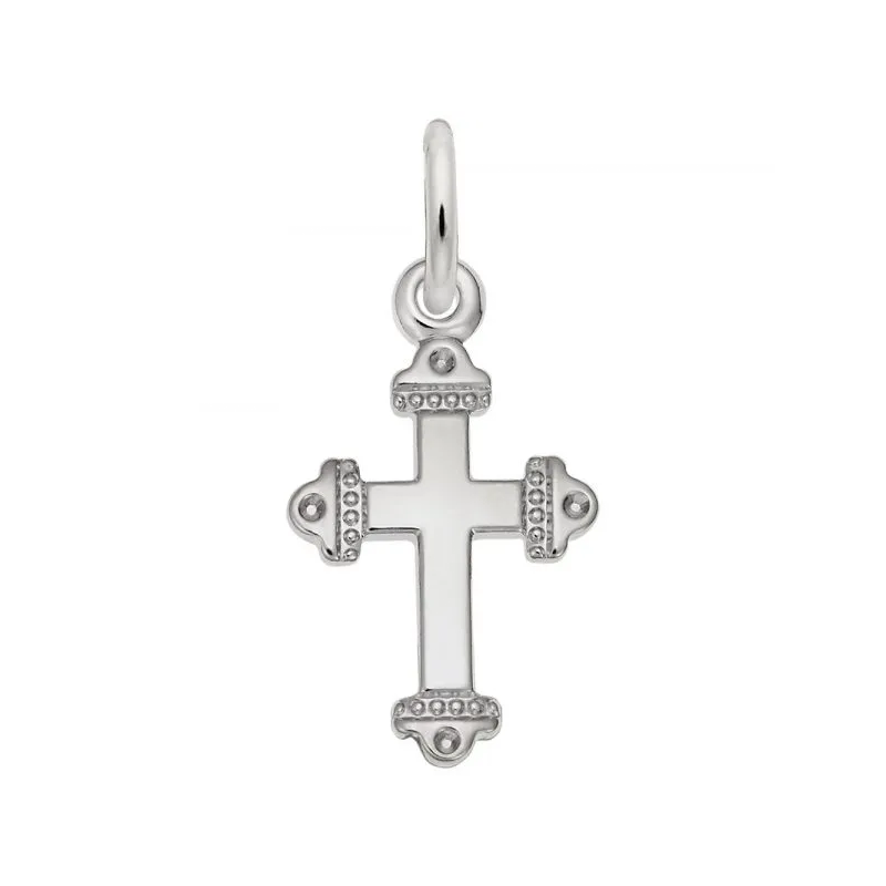 Sterling Silver Medieval Cross Charm