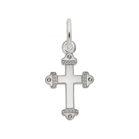 Sterling Silver Medieval Cross Charm