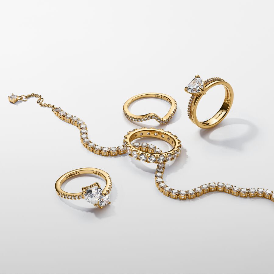 Pandora Sparkling Yellow Tennis Bracelet