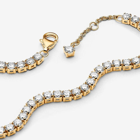 Pandora Sparkling Yellow Tennis Bracelet