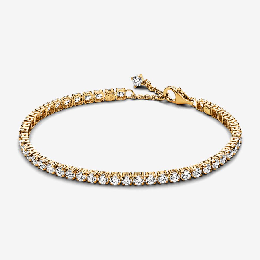 Pandora Sparkling Yellow Tennis Bracelet