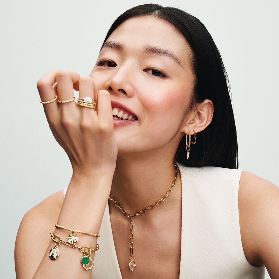 Pandora Studded Chain Slider Bracelet